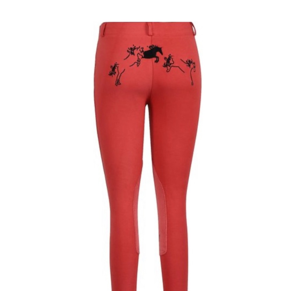 Brand new-tags Tuffrider ® Whimsical Horse Embroidered Pull On Jod Girls Size 12
